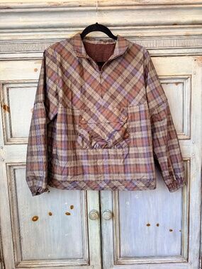 Lanvin Sport Plaid Windbreaker Size 40